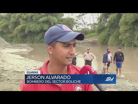 Tres hermanos murieron ahogados en un río de Guayas