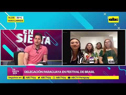 Delegación paraguaya en Festival de Brasil