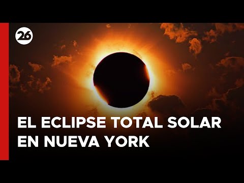EN VIVO - EEUU | Así esperan el eclipse total solar en Nueva York