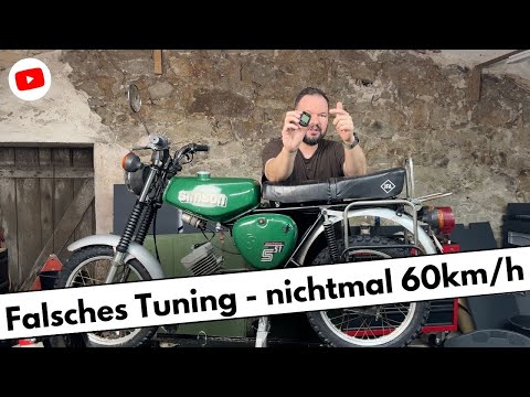 Wrong Simson tuning - ends up slower than original!