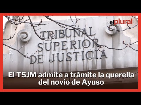 El TSJM admite a trámite la querella del novio de Ayuso