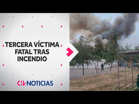 Confirman tercera víctima fatal tras grave incendio en Escuela de Formación de Carabineros