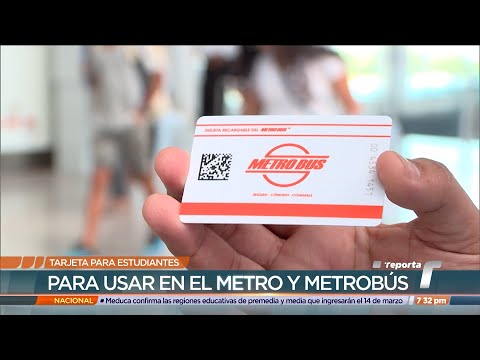 A partir del 28 de febrero entregarán tarjetas de metrobus para estudiantes