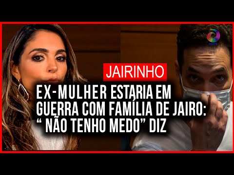 EX-MULHER DE JAIRINHO EM GUERRA COM FAMÍLIA DO EX:  NÃO TENHO MEDO DIZ ANA CAROLINA