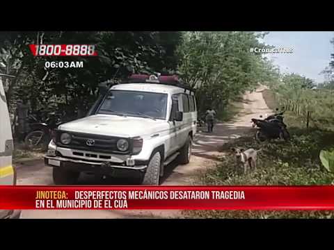 Al menos tres muertos y 14 lesionados tras accidente en Jinotega - Nicaragua