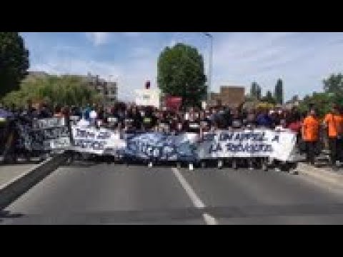 Protesters march for Adama Traore in French town