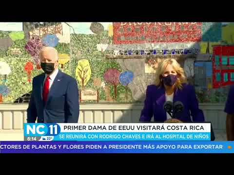 Primera dama de EEUU visitará Costa Rica