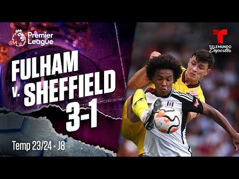 Highlights & Goles: Fulham v. Sheffield United 3-1 | Premier League | Telemundo Deportes