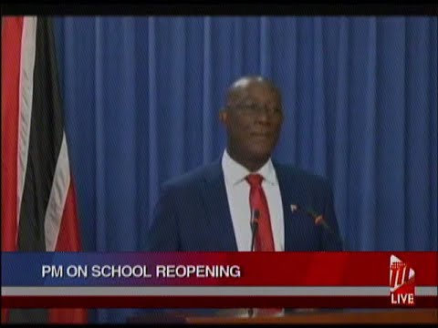 PM Rowley Calls For Care As Forms 4-6 Students Return To School