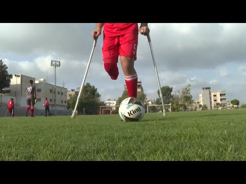Palestinian amputee footballers train for 2023 championship in Gaza