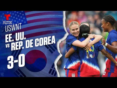 Highlights & Goles | USA vs. Rep. de Corea 3-0 | USWNT | Telemundo Deportes