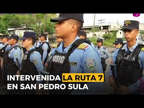 Intervenida la ruta 7 en San Pedro Sula