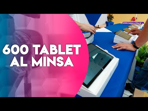 OPS entrega donación de 600 tablet al MINSA