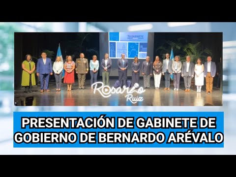 Bernardo Arévalo y Karin Herrera presentan a su gabinete de gobierno y prometen un cambio profundo