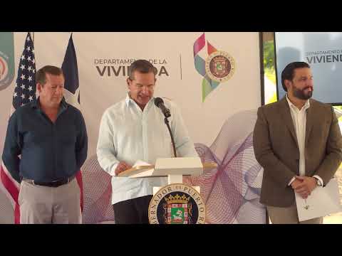 Gobernador anuncia nueva construcción de proyecto residencial para adultos mayores en Guaynabo