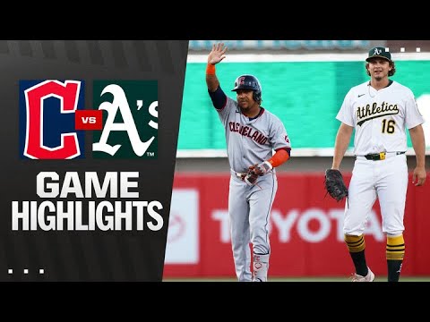 Guardians vs. As Game Highlights (6/20/25) | MLB Highlights