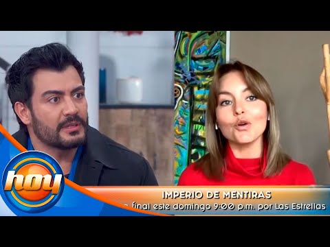 Andrés Palacios y Angelique Boyer confirman se grabaron varios finales de 'Imperio de Mentiras'