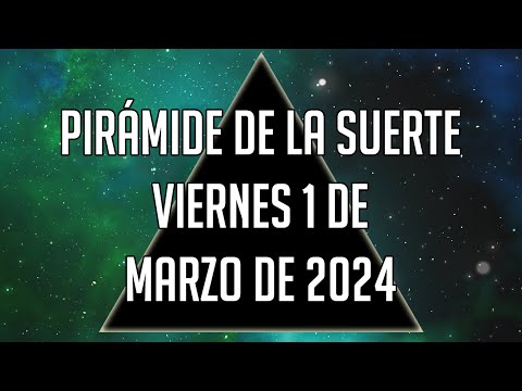 Pirámide de la Suerte para el Viernes 1 de Marzo de 2024 - Lotería de Panamá