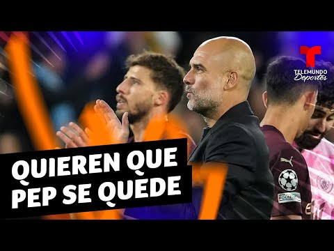 Buscan elaborar manta con mensaje para que Guardiola se quede | Premier League | Telemundo Deportes