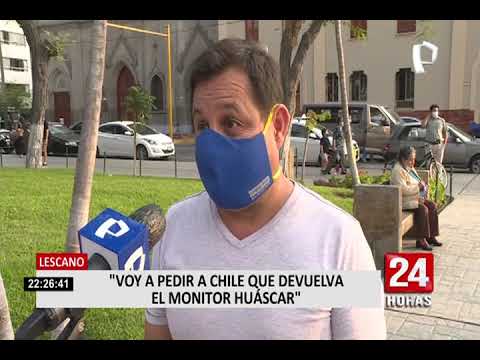 Lescano: Voy a pedir al presidente de Chile que devuelvan el monitor Huáscar