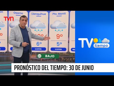 Pronóstico del tiempo: Domingo 30 de junio 2024 | TV Tiempo