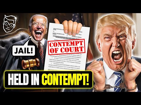 Judge Finds Trump In CONTEMPT, Prison?! TRUMP Says: 'I Will Run From JAIL'