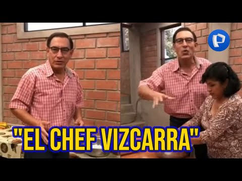 Martín Vizcarra en modo chef: Expresidente prepara cuy frito en Moquegua