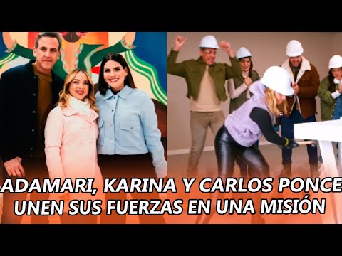 ¡Exclusiva! Adamari López SE UNE a Karina Banda y Carlos Ponce en MISIÓN de ayudar