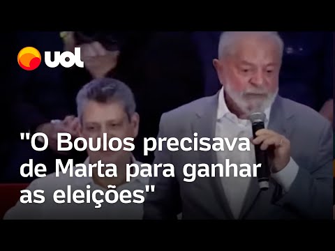 Lula exalta gestão de Marta Suplicy em São Paulo: ’Ninguém fez para o povo pobre o que Marta fez’