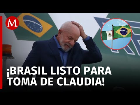 Presidente de Brasil llega al Felipe Ángeles para la toma de protesta de Claudia Sheinbaum