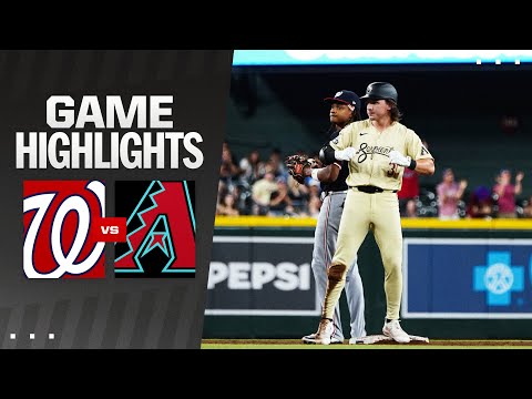 Nationals vs. D-backs Game Highlights (7/30/24) | MLB Highlights