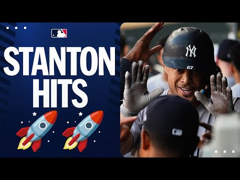 114 MPH!! Giancarlo Stanton CRUSHES another one!