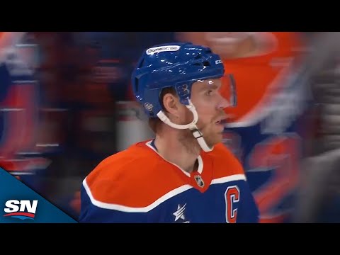 Oilers Stylish Puck Movement Leads To Connor McDavid Power-Play Goal