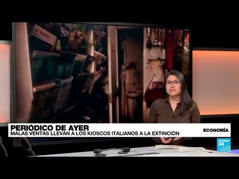Italia: los icónicos kioscos de periódicos están al borde de la extinción por bajas ventas