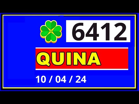 Quina 6412 - Resultado da Quina Concurso 6412