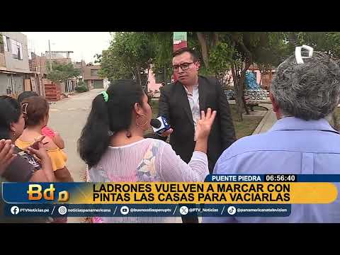 BDP Ladrones marcan casas para vaciarlas en Puente Piedra