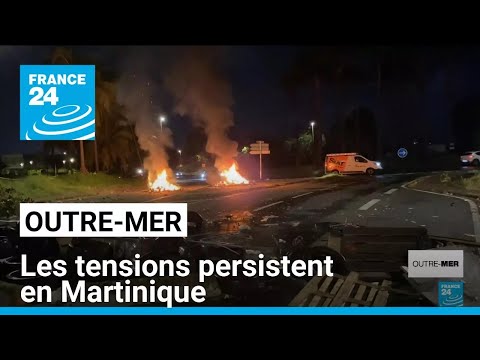 Mobilisation, couvre-feu... les tensions persistent en Martinique • FRANCE 24