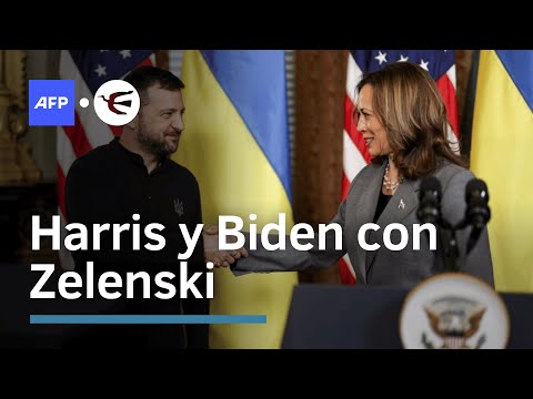 Zelenski recibe el apoyo de Biden y de Harris antes de reunirse con Trump