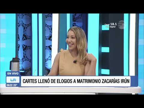 Cartes llenó de elogios al matrimonio Zacarías McLeod