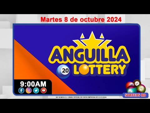 Anguilla Lottery en VIVO  | Martes 8 de octubre 2024 - 9:00 AM #loteriasdominicanas