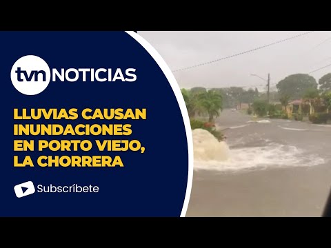 Lluvias causan inundaciones en Porto Viejo, La Chorrera: autoridades en alerta