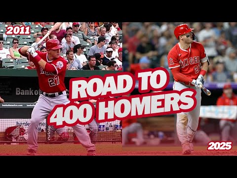 Mike Trout’s top homers on the way to 400! (From his first HR in 2011 to 400th in 2025)