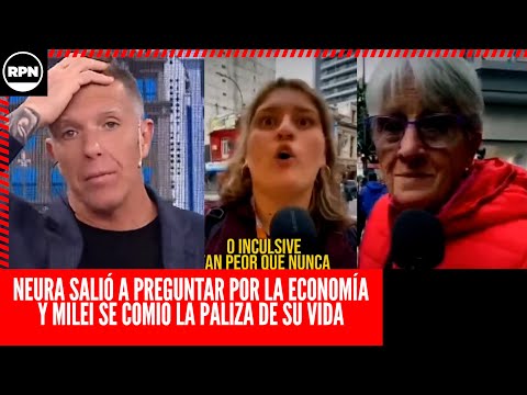 En el canal de Fantino salieron a preguntar por la economía y el pueblo DESTROZÓ a Milei: MI*RDA