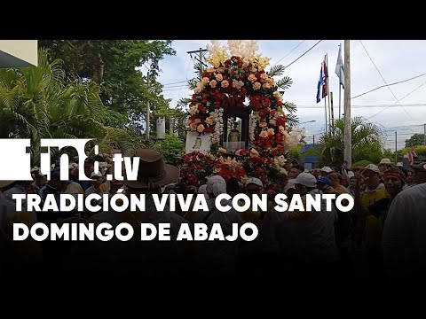 Devotos celebran 93 años de Santo Domingo de Abajo - Nicaragua