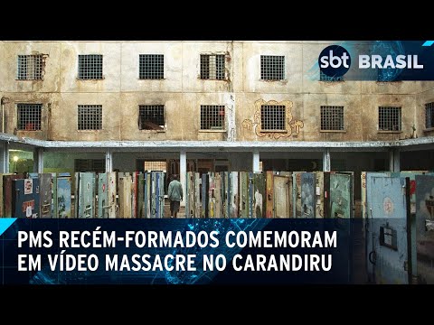 PMs recém-formados aparecem em vídeo comemorando massacre do Carandiru | SBT Brasil (06/07/24)