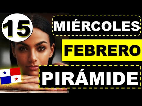 Piramide de la Suerte Miercoles 15 Febrero 2023 Decenas Para Loteria Nacional Panama Miercolito Hoy