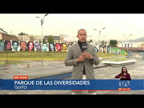 Municipio de Quito realiza trabajos de rehabilitación en el Parque de las Diversidades