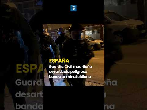 Guardia Civil madrileña desarticula peligrosa banda criminal chilena