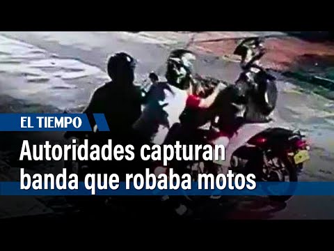 Autoridades desmantelaron a ‘Los Inquietos’, banda dedicada al robo de motos | El Tiempo