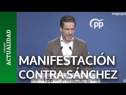 El PP convoca una manifestación el 26 de mayo en Madrid contra Sánchez y su Gobierno